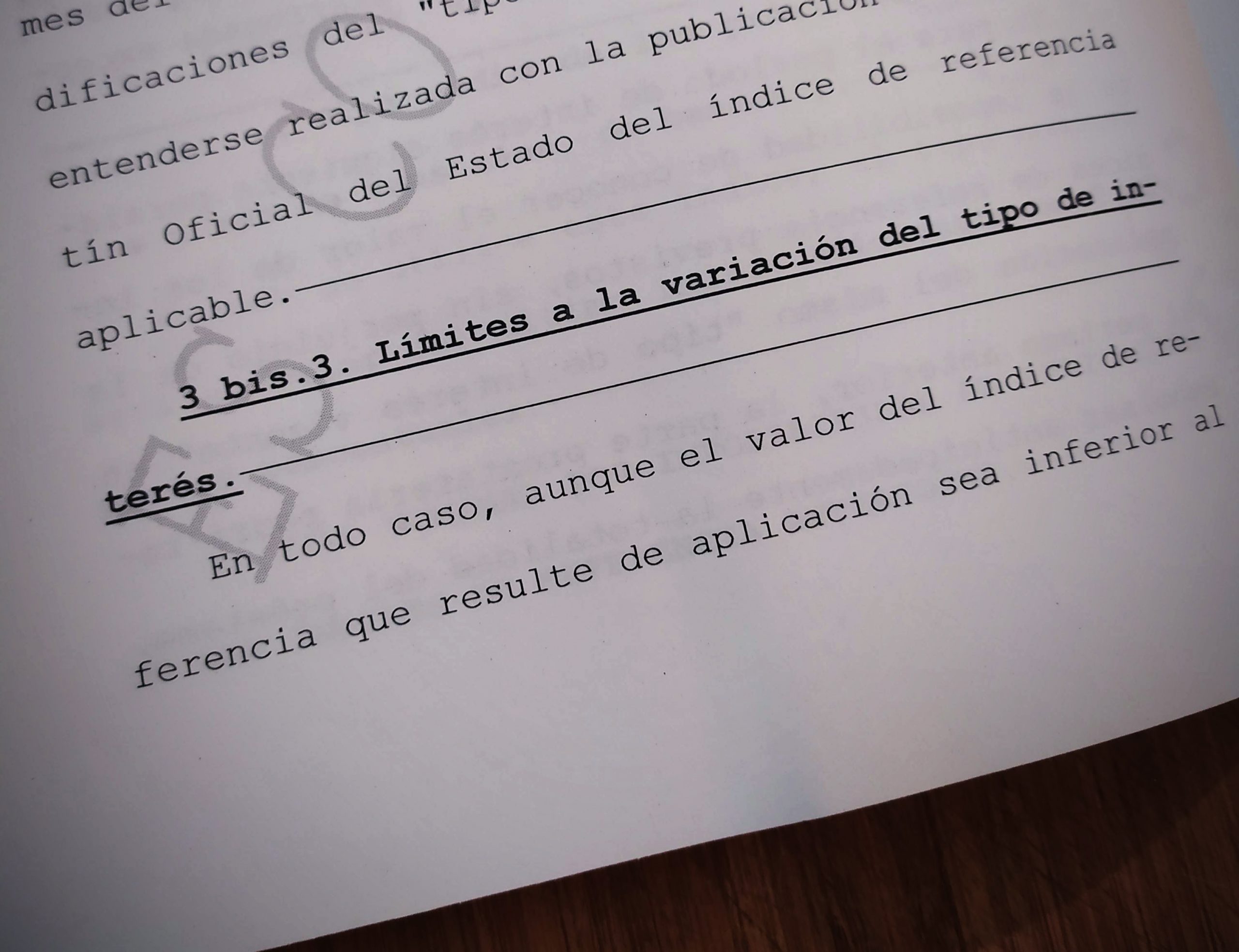 CLAUSULA SUELO ESCRITURA SOBRE HIPOTECA